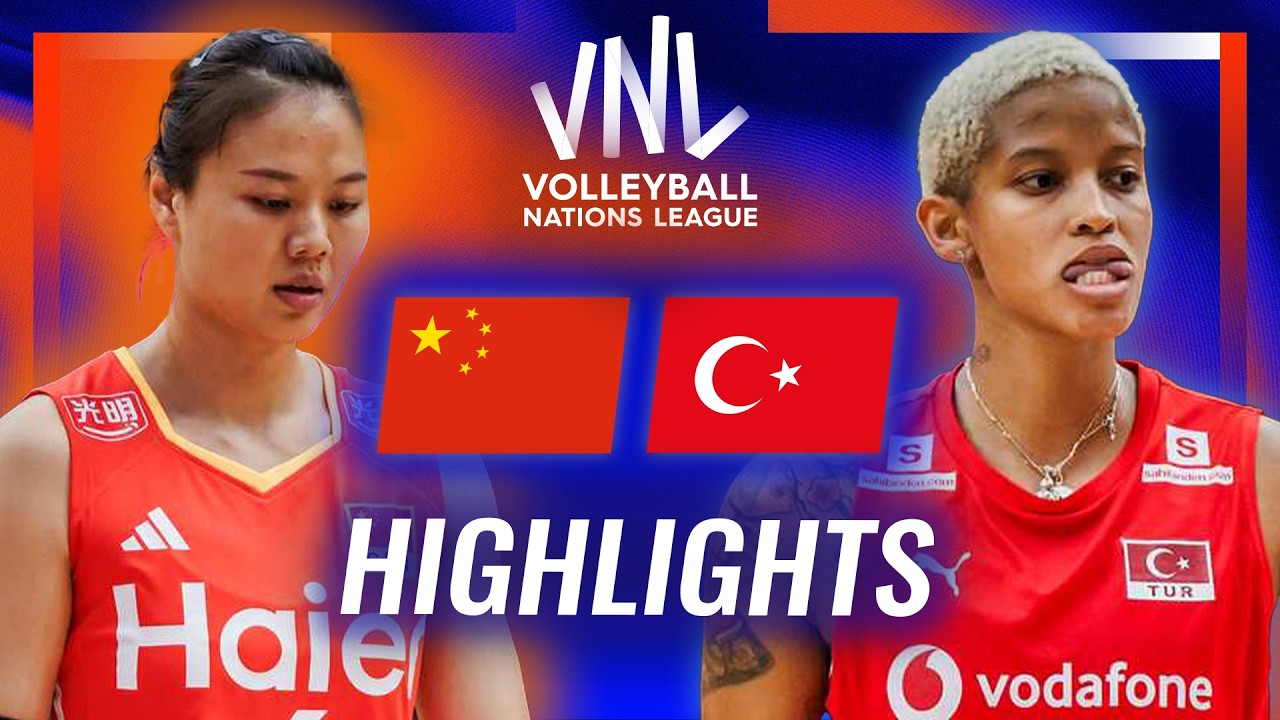 China 🇨🇳 vs. T&uuml;rkiye 🇹🇷 - Semi Final - Highlights | Women's VNL 2026