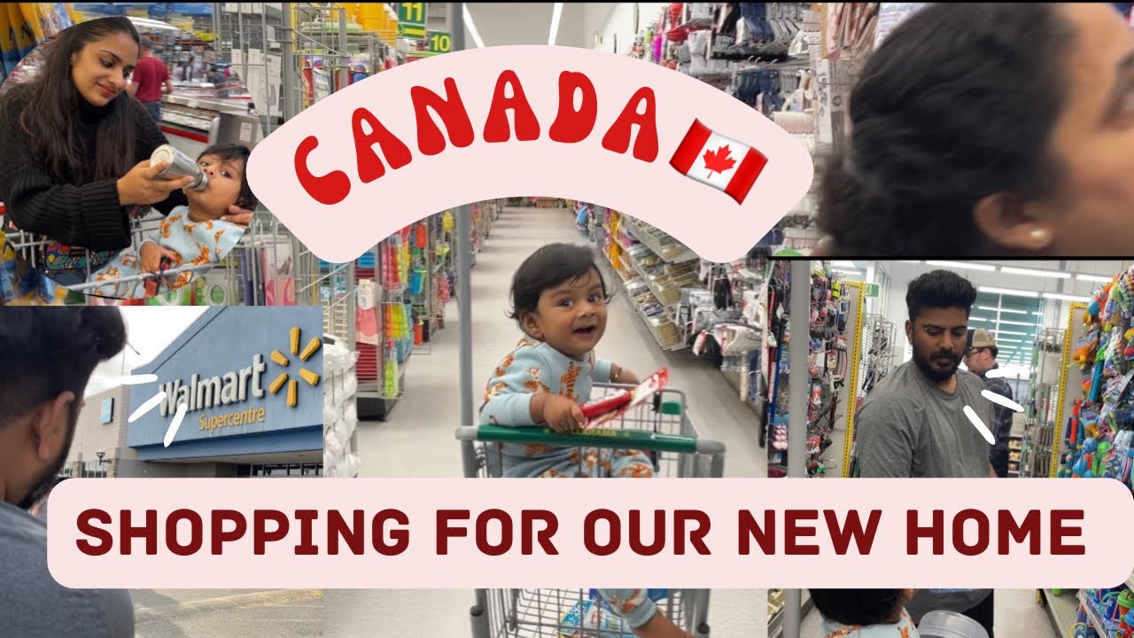 Shopping for our new home🇨🇦| Canada| Shopping Vlog| Home Essentials| Parvathy Somanath