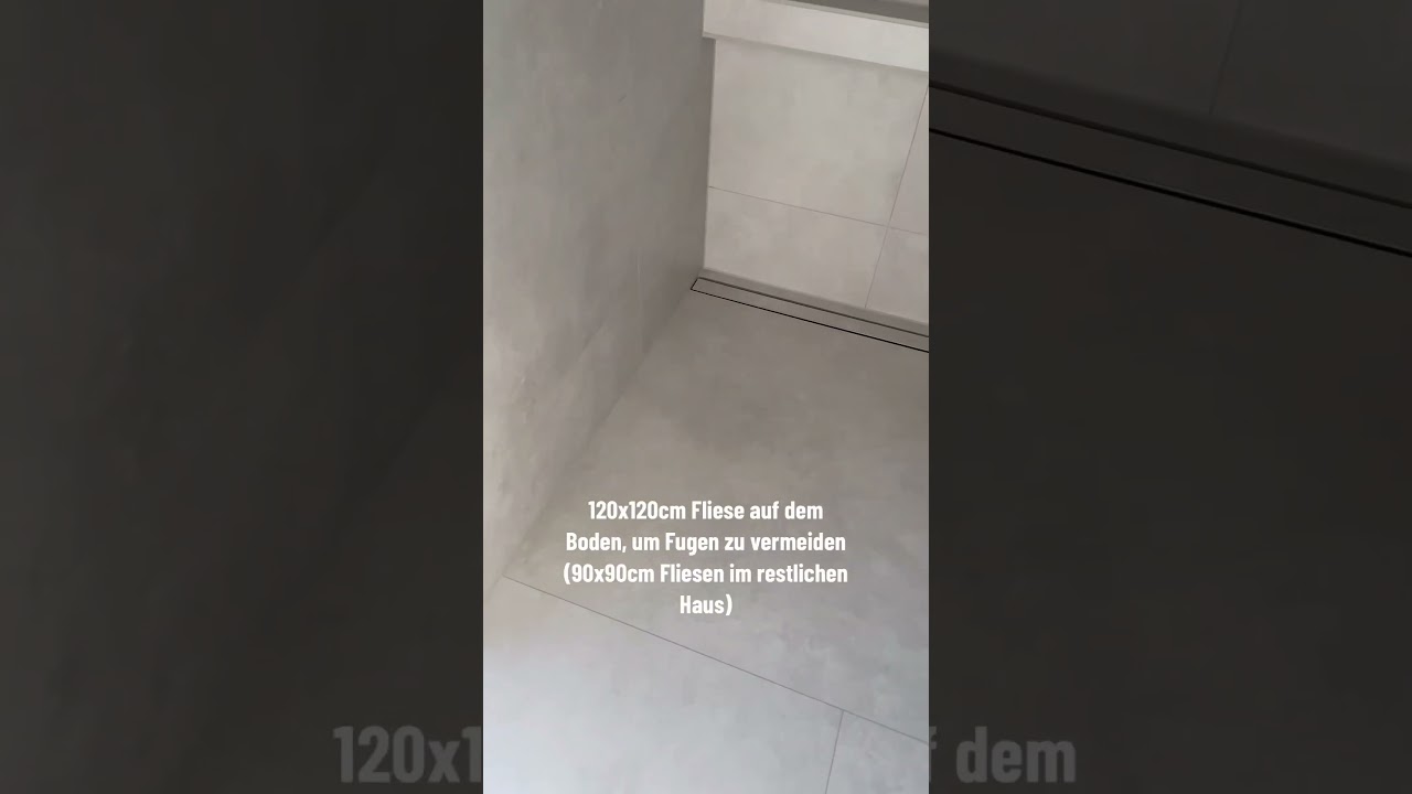 Dusche Fliesen mit Regendusche und Unterputzarmaturen anbringen Regendusche mit Duschrinne einbauen