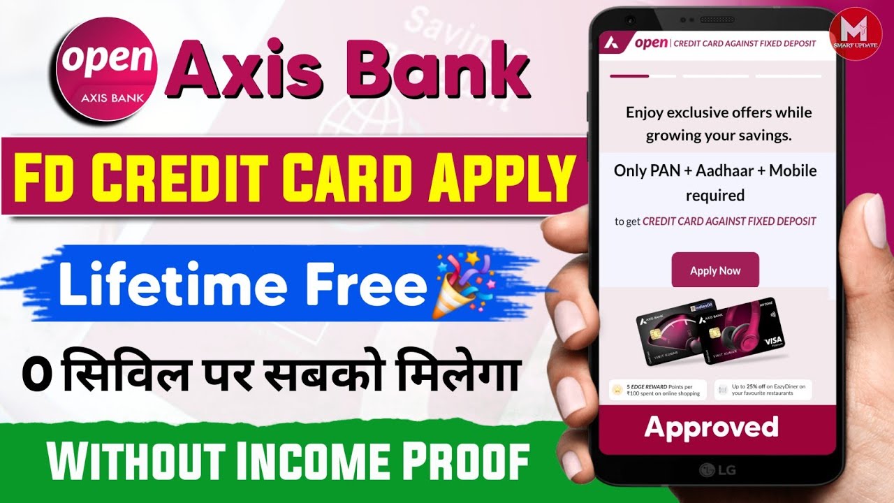 Axis Bank Fd Credit Card Apply Online ✅️ । How to Apply Axis Bank Fixed Deposit  Credit Card