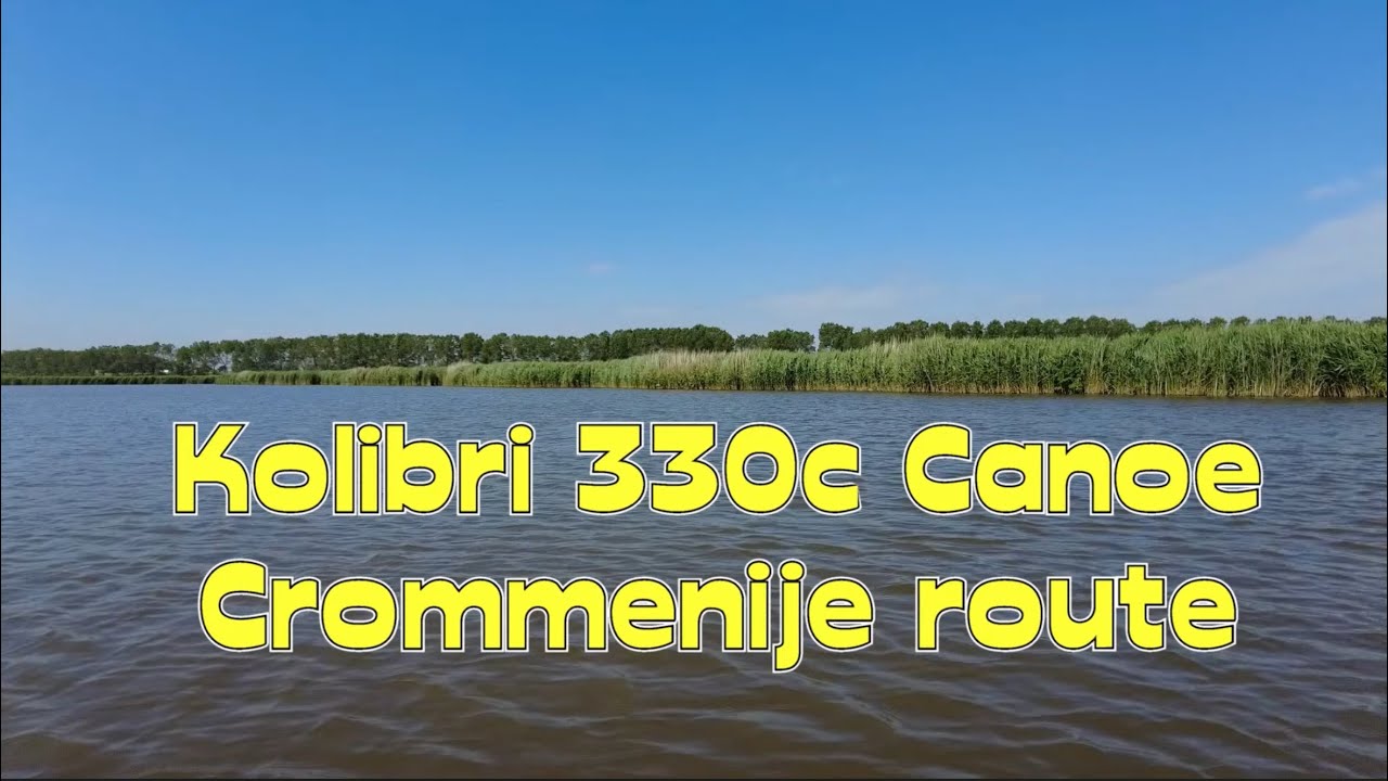 Crommenije route Uitgeest ( Electric Kolibri KM-330C Canoe )