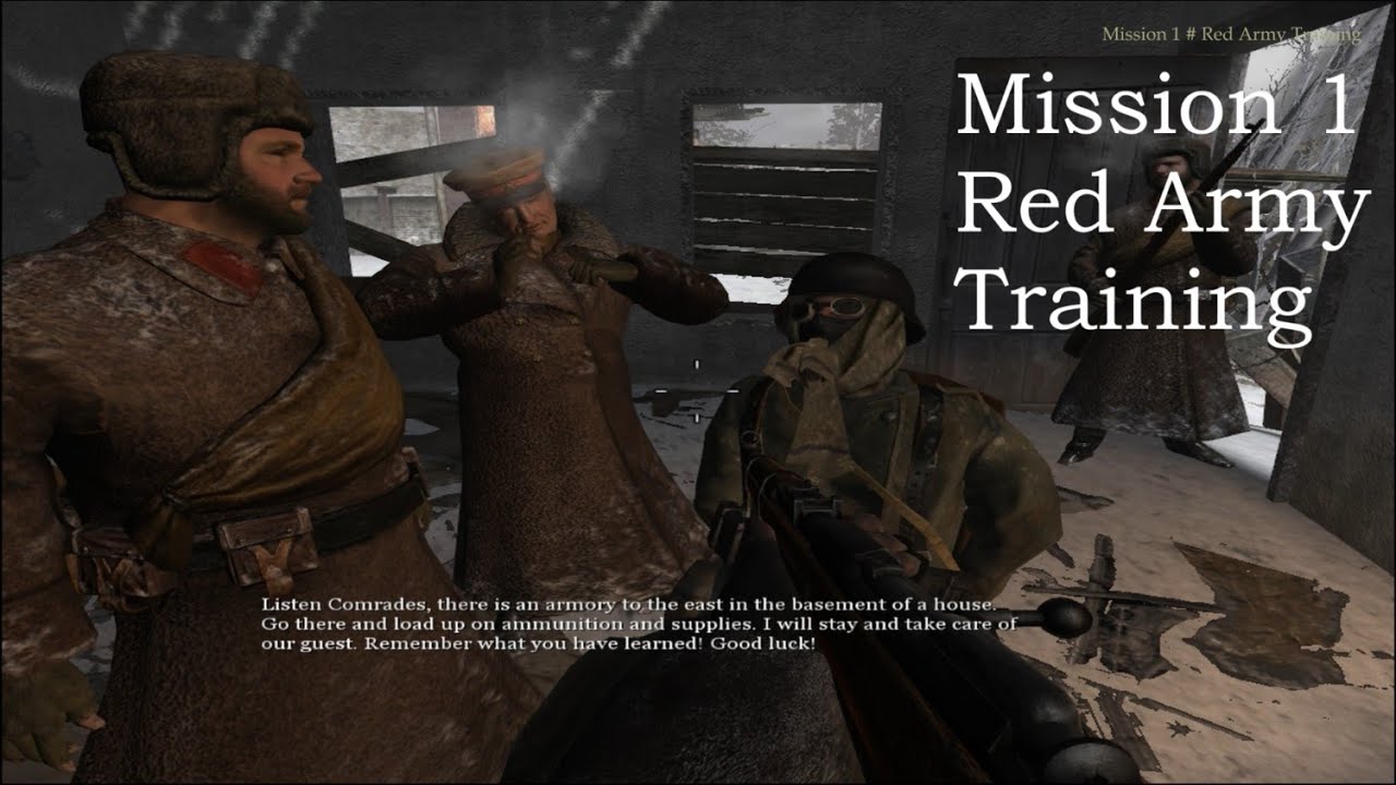 Call of Duty 2 Gameplay Walkthrough | Russian Campaign - Mission 1 Red Army Training