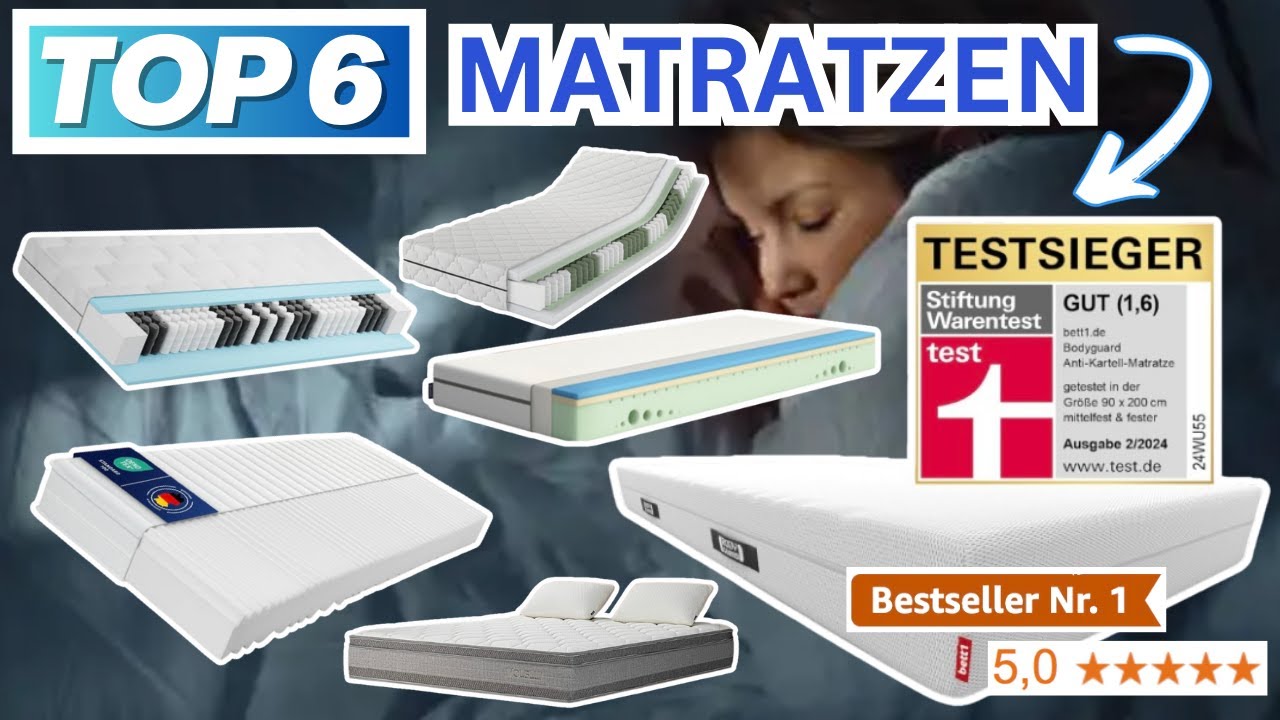 Beste MATRATZEN (Testsieger 2026) | Top 6 Matratzen Vergleich