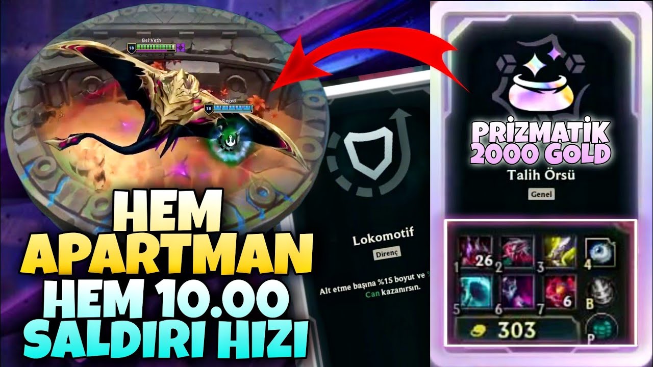 10 SALDIRI HIZI + APARTMAN BELVETH - LOL ARENA MODU
