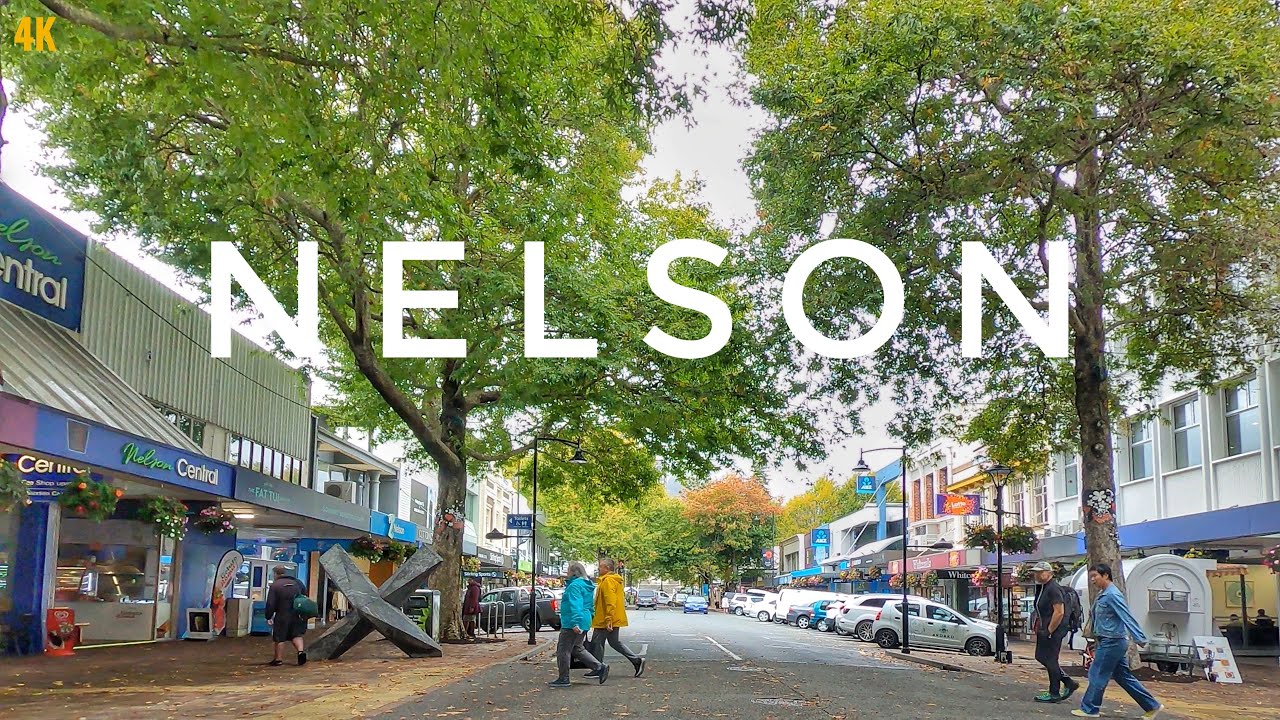 Nelson City Driving Tour 2024 4K | Beach Road To City Centre | Nelson Tasman New Zealand Tour