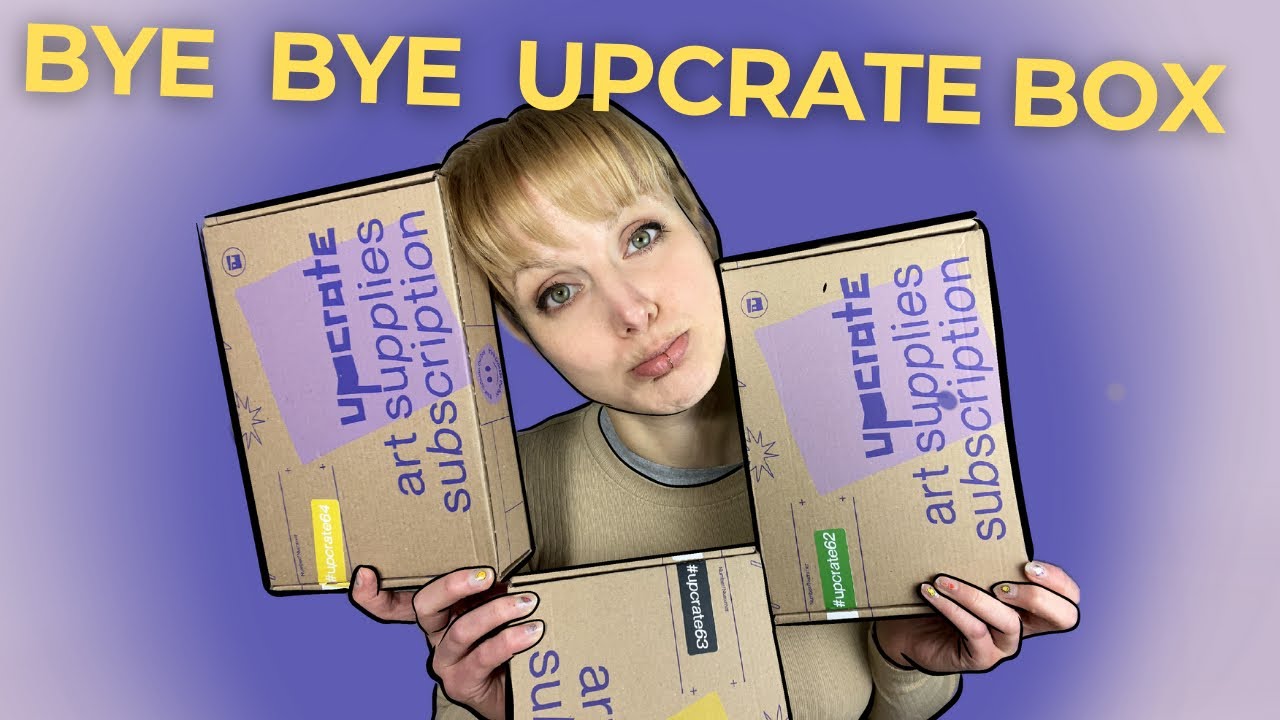 Das große Finale mit den mystery artsupply Boxen von UPCRATE ✨Nr. 62  ✨Nr. 63 und ✨Nr.64
