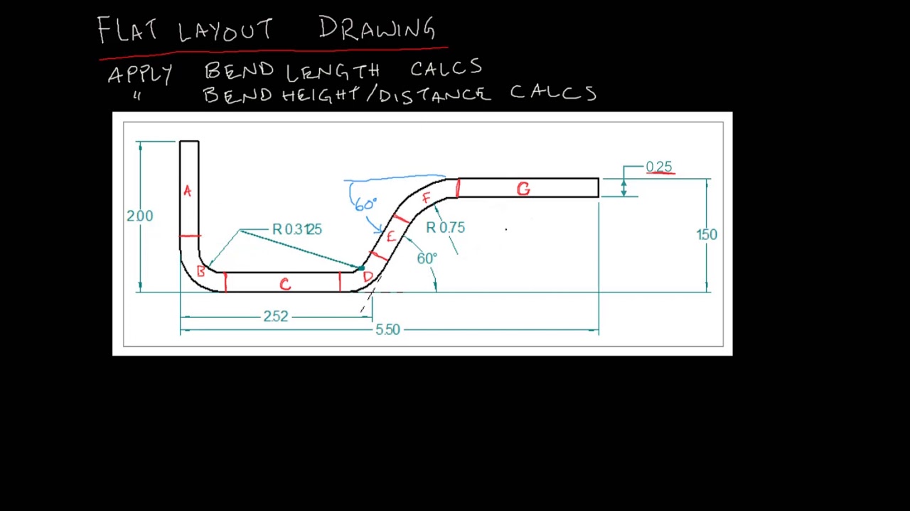 Sheet Metal - Flat Layout Calculation