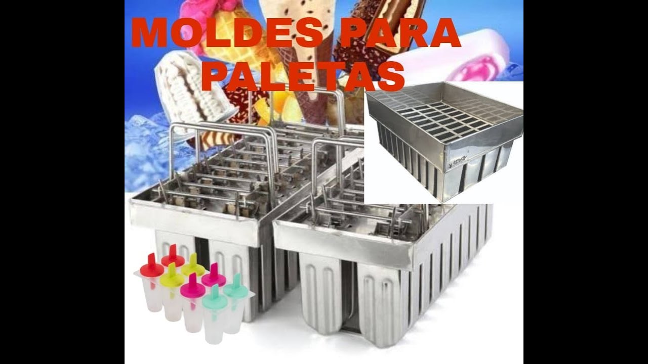 DIFERENTES MOLDES PARA PALETAS DE HIELO