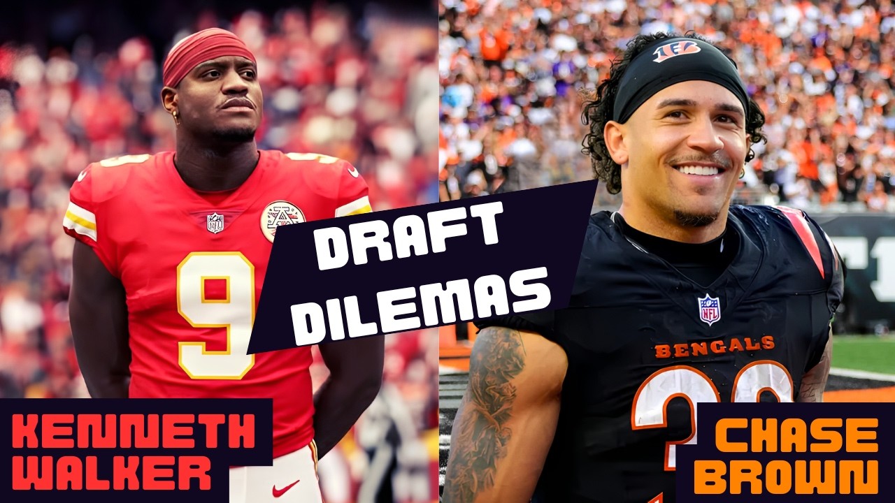 Fantasy Football Draft Dilemmas: Kenneth Walker v Chase Brown
