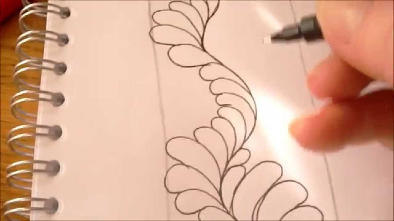 How to draw tanglepattern Flux (along a wavy line)