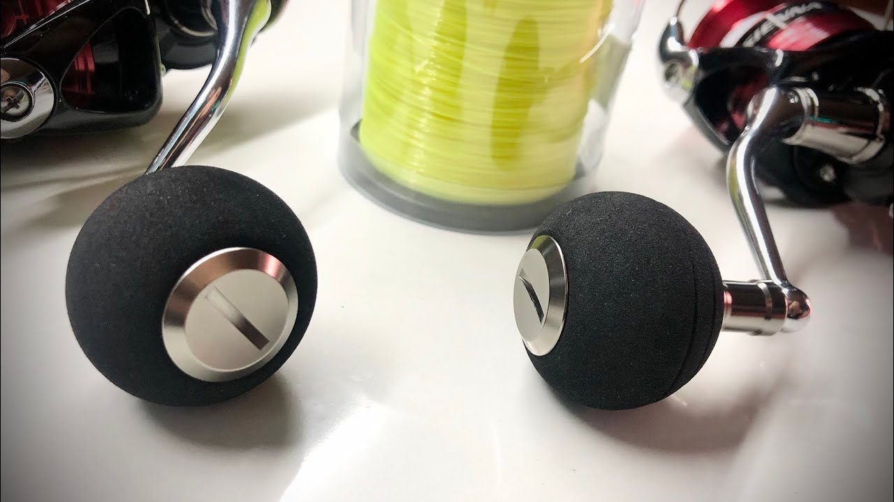🇻🇳 - Độ Núm Tay Quay | Install EKfan Power Knob on Shimano Sienna 4000 FG