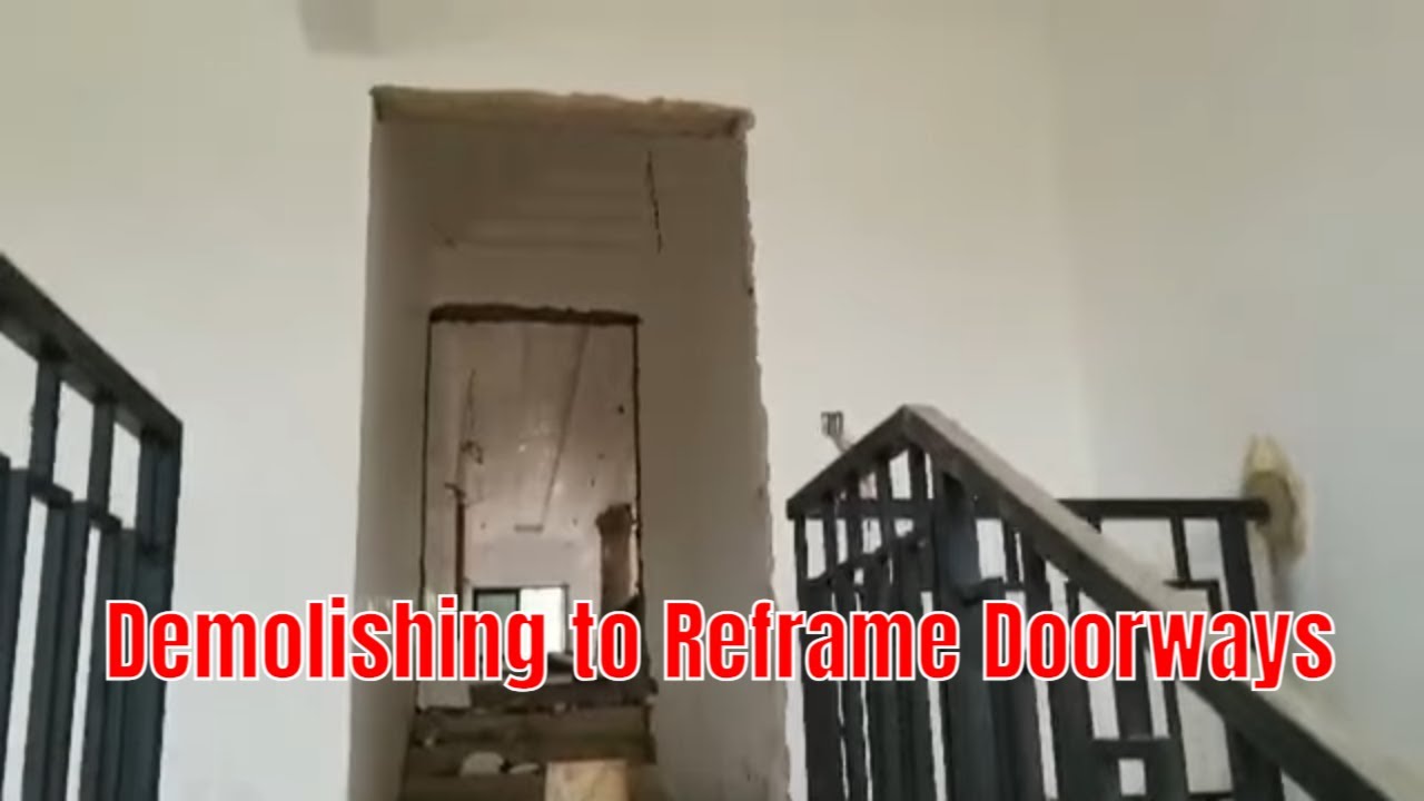 Building In Ghana | Doorways Reframing Starts Part One: Demolishing #pleasesubscribe #ghanabakwaku