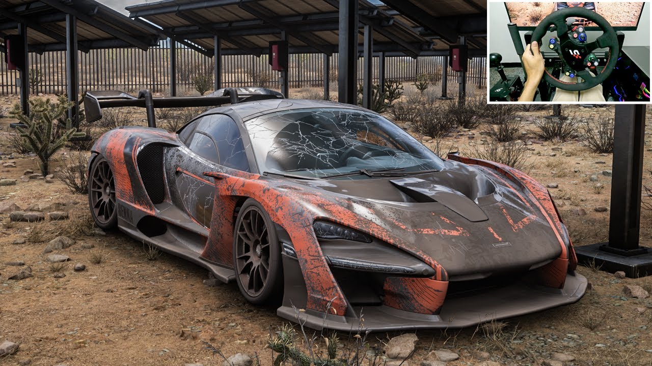 Rebuilding McLaren Senna 1180HP - Forza Horizon 5 | Simagic Alpha Ultimate gameplay