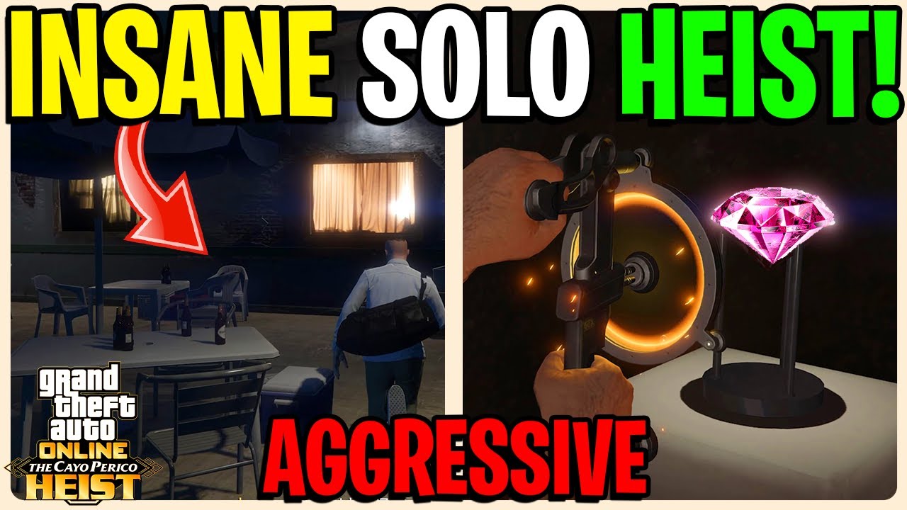 YOU Voted On How I Have To Do The Cayo Perico Heist Solo! It Was INSANE! GTA 5 ONLINE