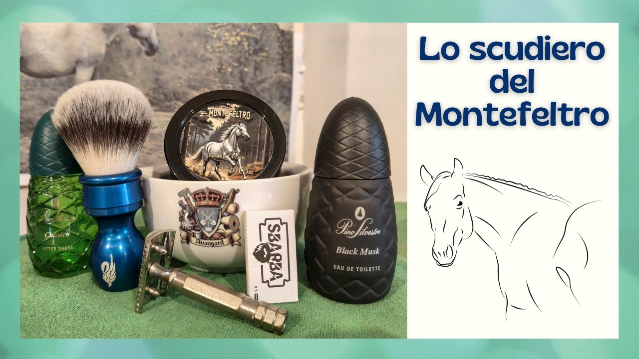 Lo scudiero del Montefeltro ~ Una rasatura cavalleresca - Sapone Montefeltro