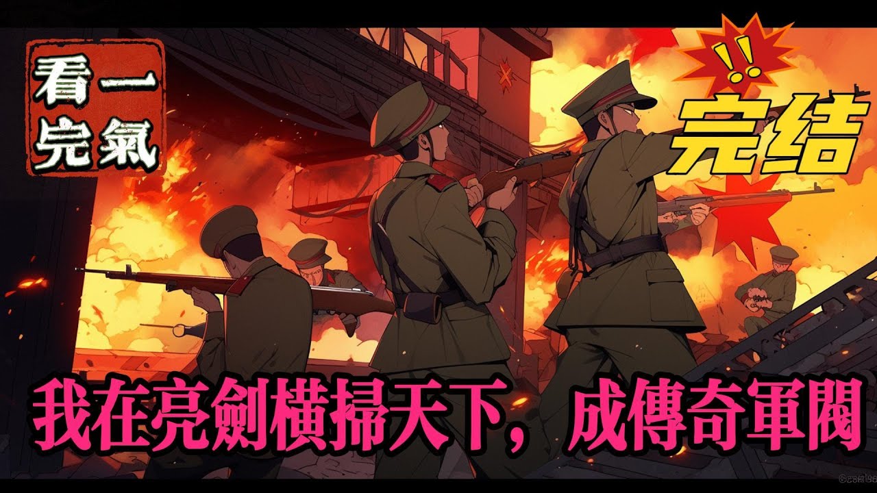 💥💥💥完结！《亮剑：我在亮剑横扫天下，成传奇军阀》杨浩魂穿，成了新一团一名新兵。眼看新一团即将被坂田联队全部包围，杨浩系统及时觉醒，疯狂开启各种宝箱！#抗战 #战争   #穿越 #爽文