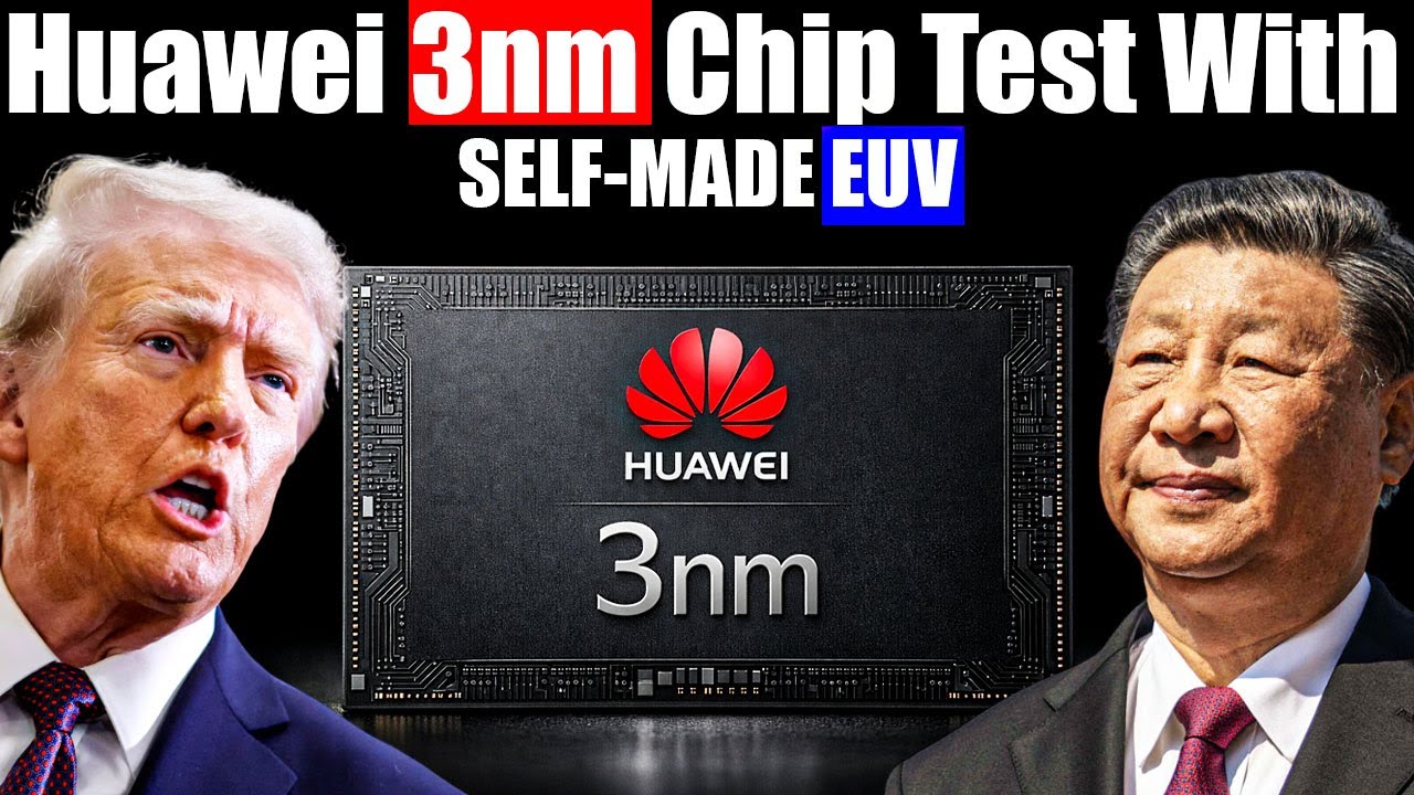 Huawei шокировала мир: 3-нм чип протестирован с использованием собственной технологии EUV-литогра...