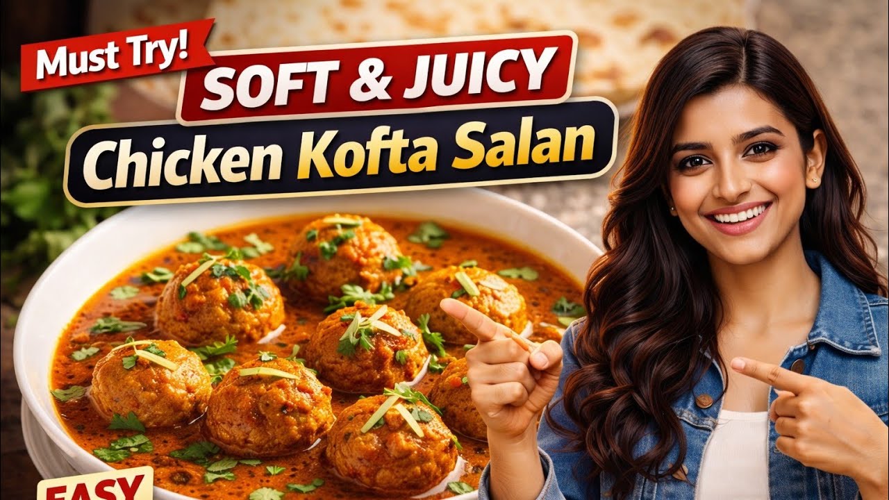 Chicken kofta curry quick chicken kofta recipe   how to make chicken kofta curry 