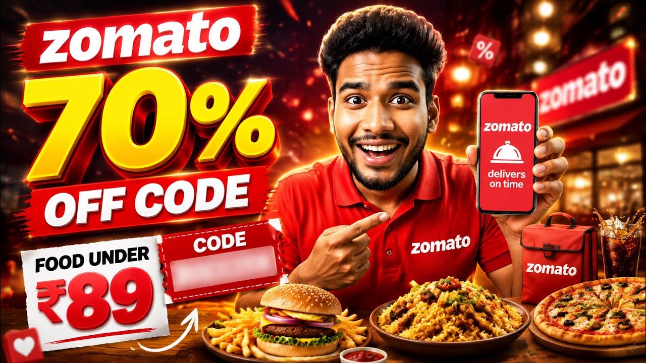Zomato Coupon Code Today 🔥 Get EXTRA OFF on Your Food Order! 😱🍔 | Zomato Promo Code & Offers