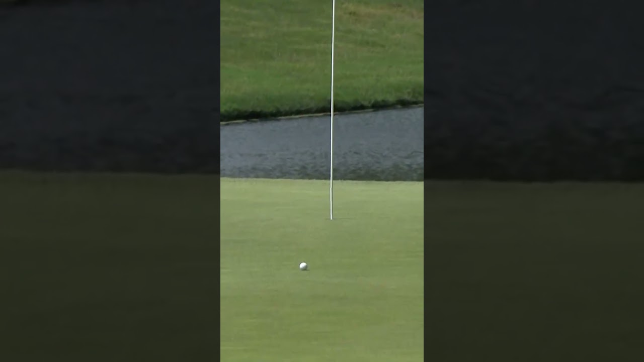 Auston Kim brought the hole out AND the celebration 🙌