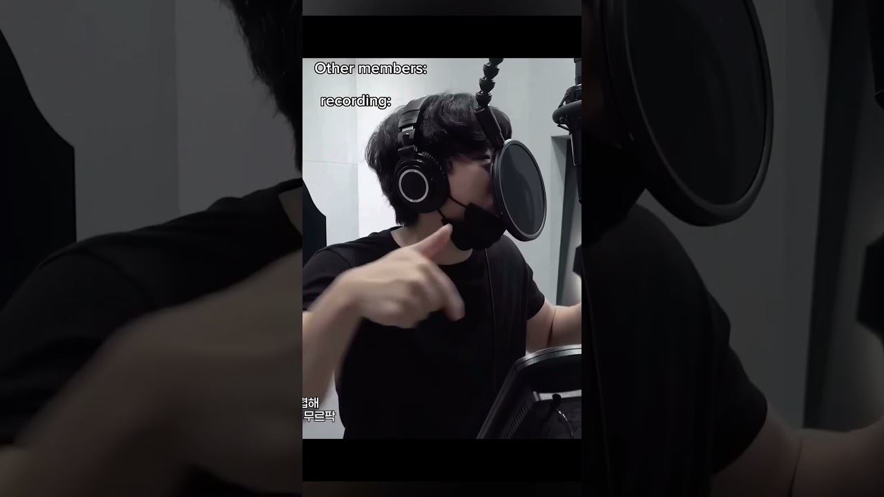 Other members vs Han recording #straykids #skz #hanjisung #megaverse