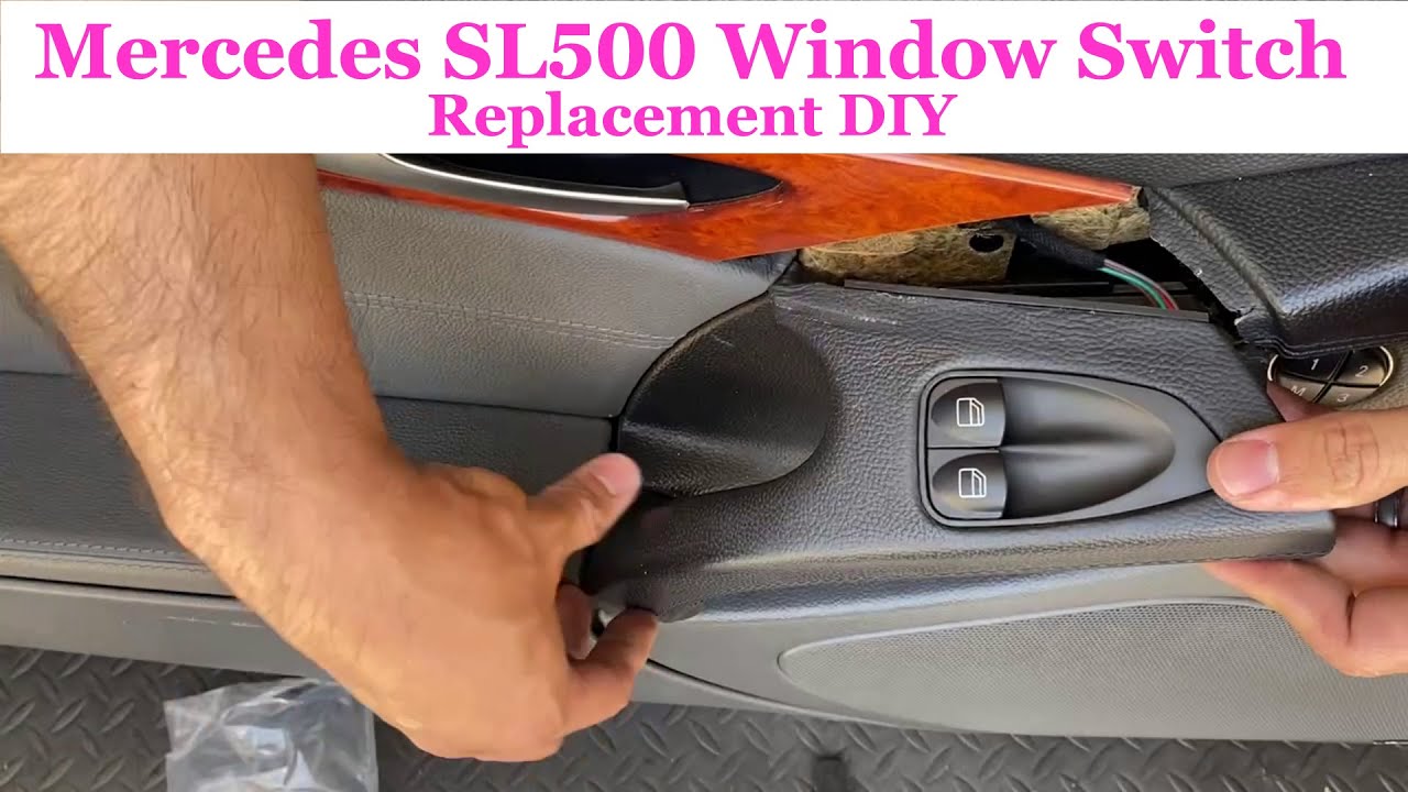 2003-2009 Mercedes Benz SL500 Window Switch Replacement (Driver Side) R230