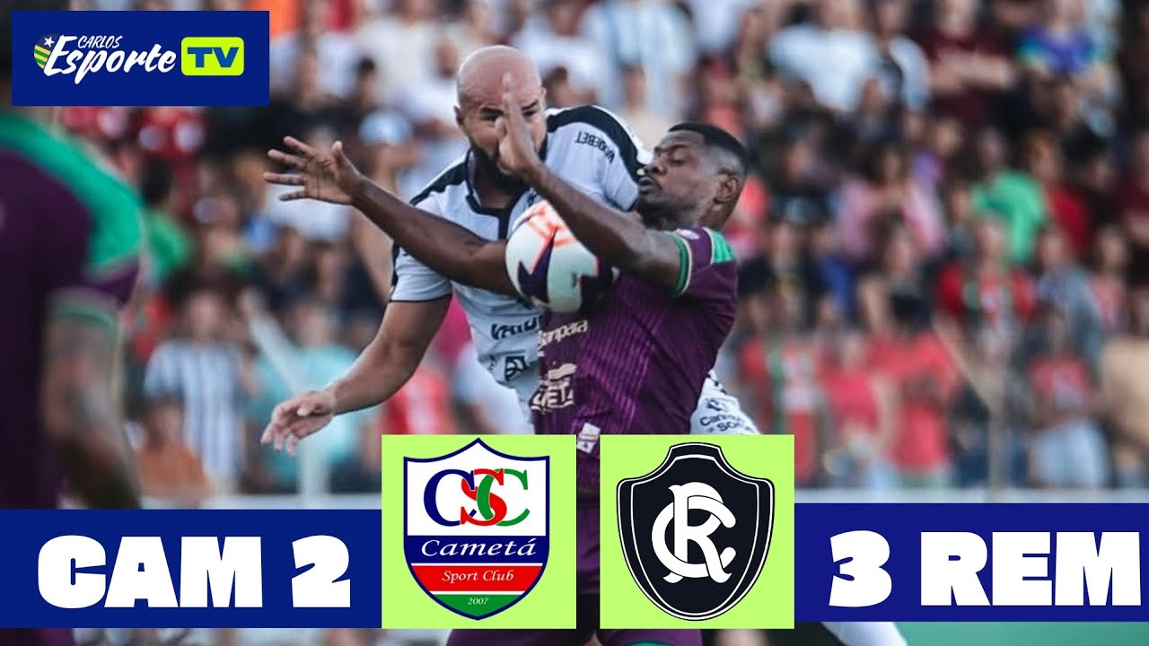 Cametá x Remo.  Semifinal do campeonato paraense 2026. Gols e melhores momentos. 
