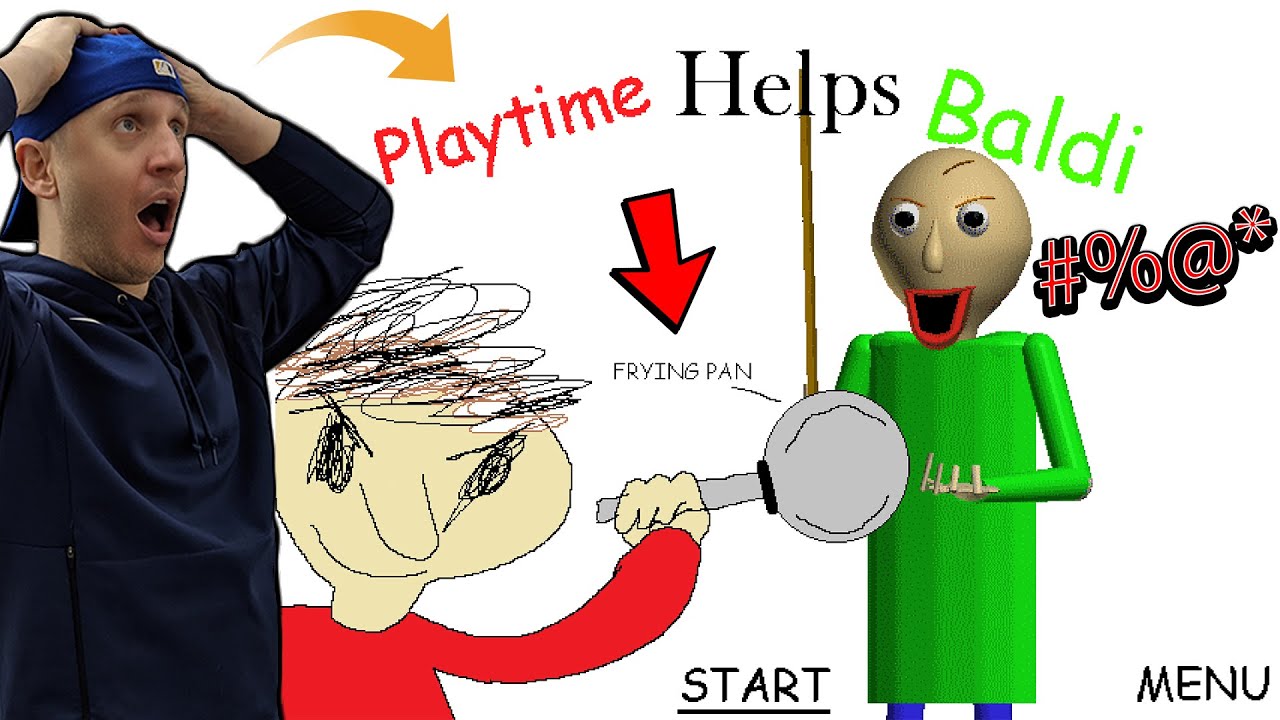 Playtime's Newest Weapon Of Choice | Playtime Helps Baldi | NEW Baldi's Basics Mod