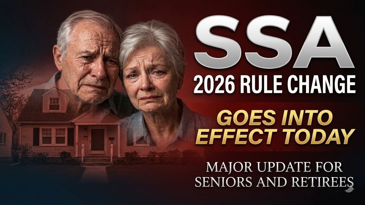 🚨 SSA&rsquo;s New 2026 Rules Start Today &mdash; Important Changes for Retirees & Seniors