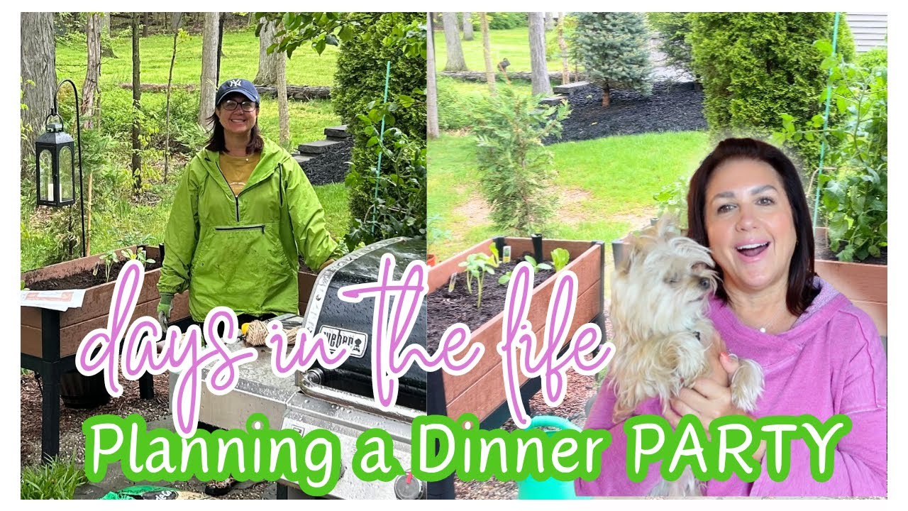 🌦️Join Me For A Spring Weekend🍽️ Plan A Dinner Party with Me & It's Time To Plant My Garden Beds!🧑‍🌾