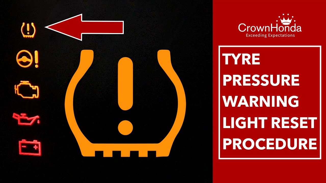 How To Reset The Tyre Pressure Warning Light On Your Honda