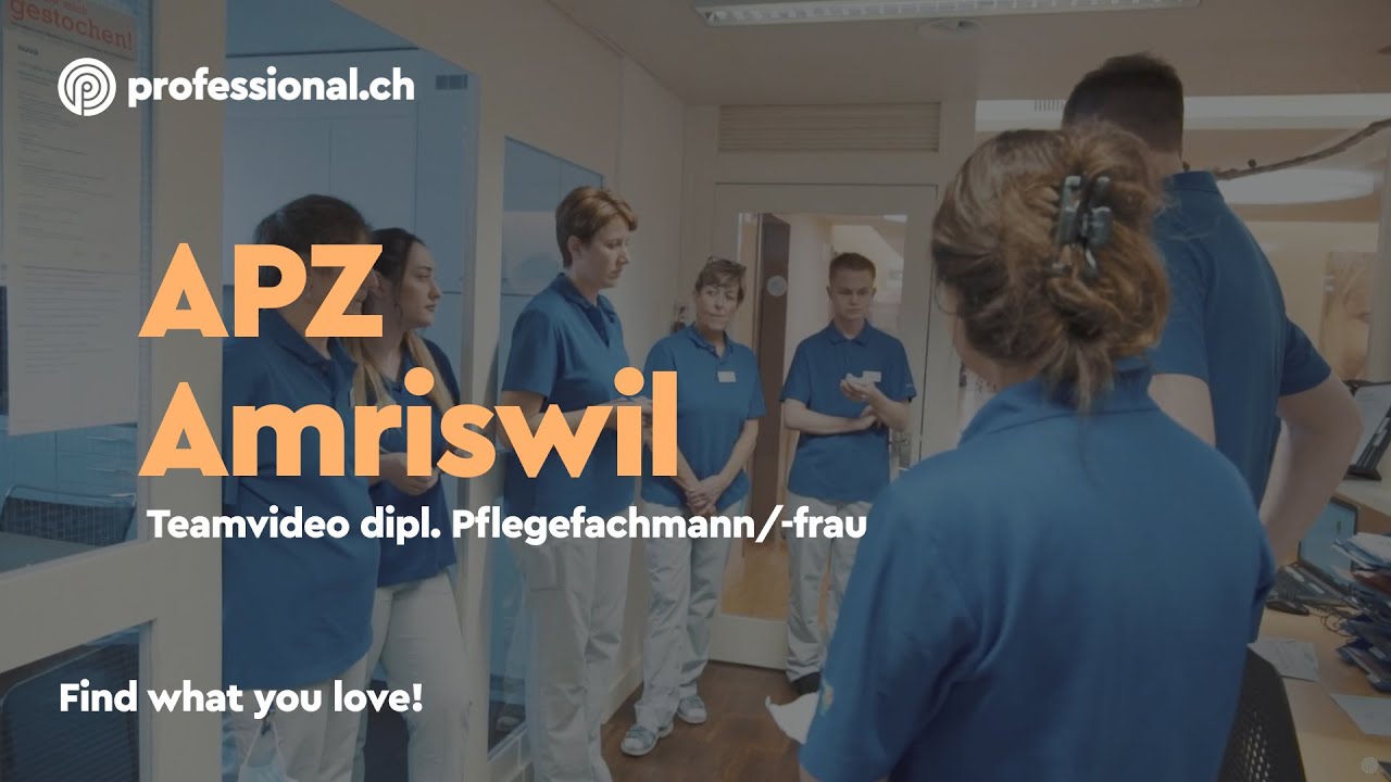 Pflege ältere Menschen als dipl. Pflegefachmann/-frau - APZ Amriswil | professional.ch