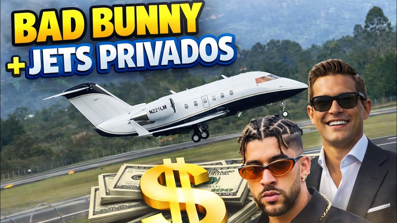 Jets privados llegan a Medellín por BAD BUNNY | Millonarios y lujo en Rionegro