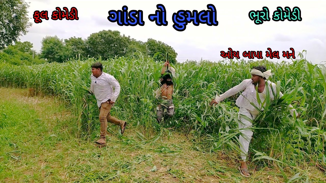 ગાંડા નો હુમલો|Bhurocomedy|gujaraticomedy|bccomedy