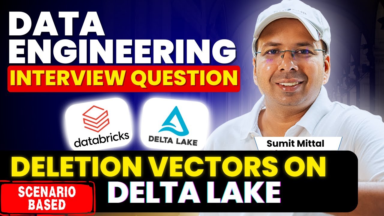 5 Data Engineering Scenario Based Interview Questions | Deletion Vectors in Databricks