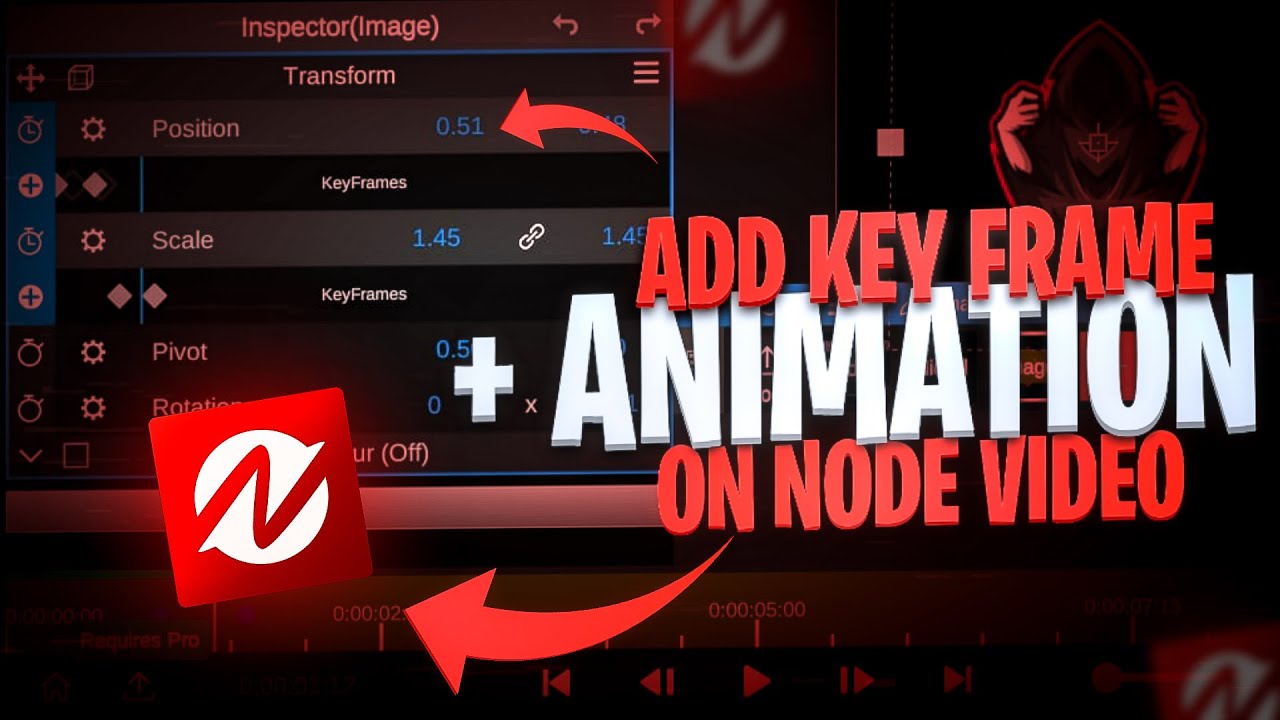 Node video Add  Key frame / Animation | Best Video editor 2020|