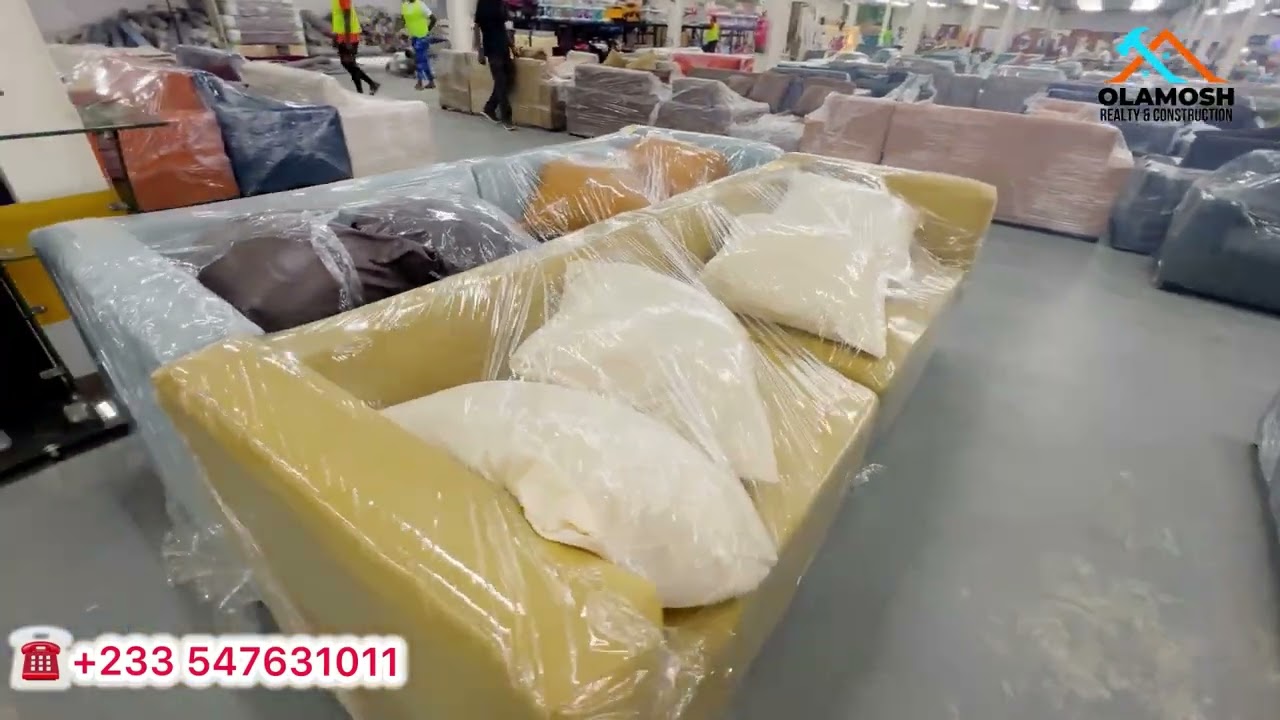 Luxury Sofa, Bed & Lighting Prices Revealed at China Mall Ghana!