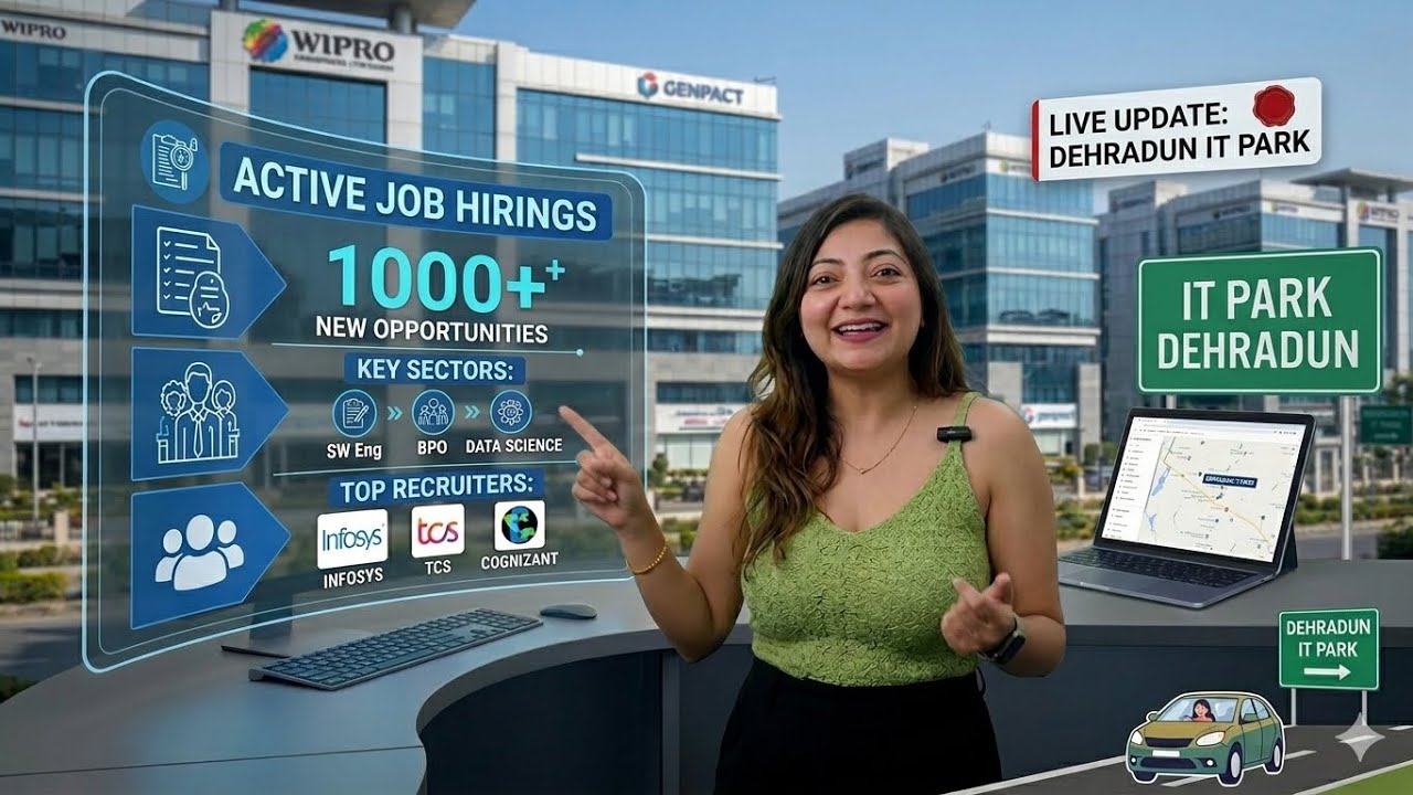 🔥Dehradun IT Park Jobs 2026 | Top 5 Companies Hiring Now | Freshers Can Apply #itpark #dehradun