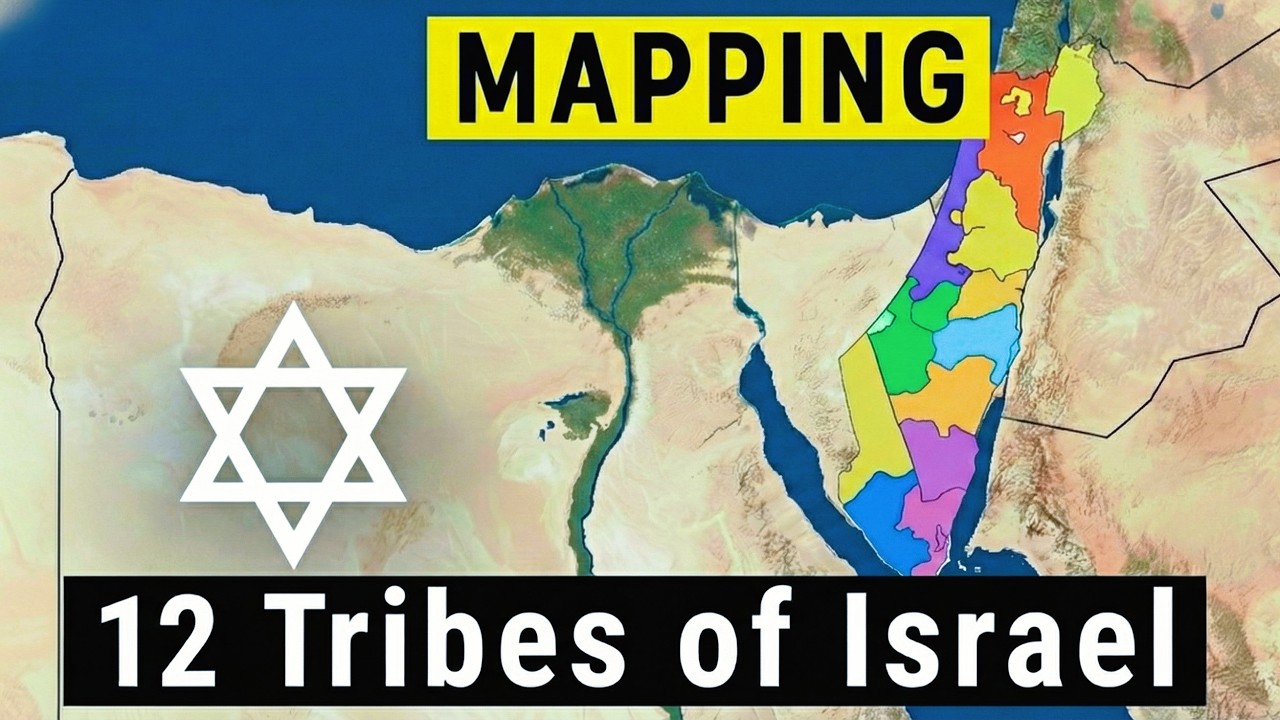 The 12 Tribes: Mapping the Original Borders of Israel