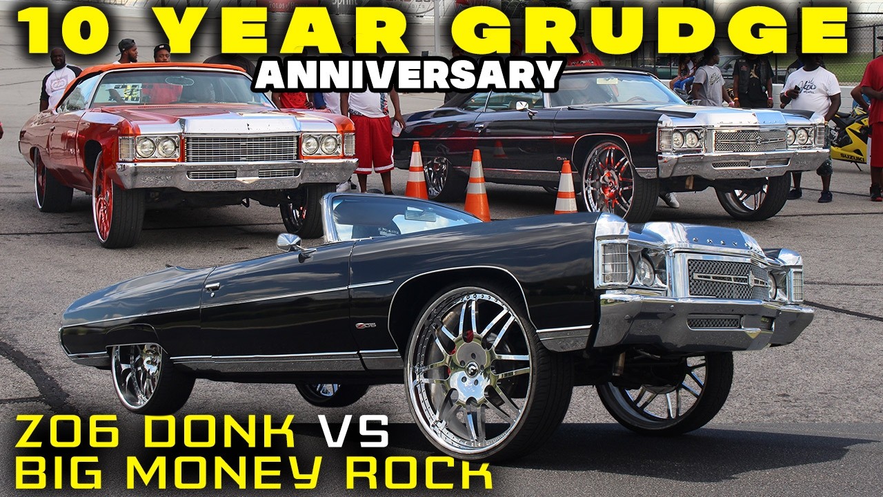 DONKMASTER Z06 DONK VS BIG MONEY ROCK GRUDGE RACE | 10 Year Anniversary | Glory Days of Donk Racing