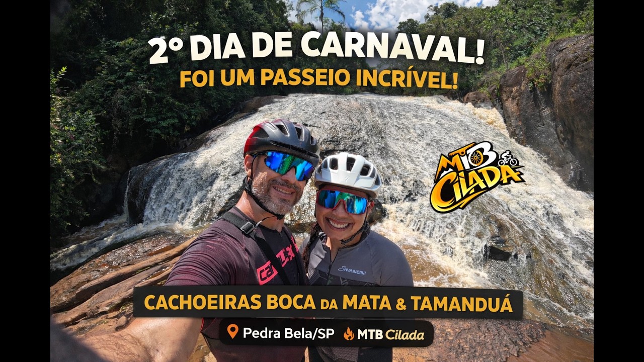 2º DIA DE CARNAVAL DIFERENTE! 🚵‍♀️🌿 Cachoeiras Boca da Mata & Tamanduá | Vem Ver!