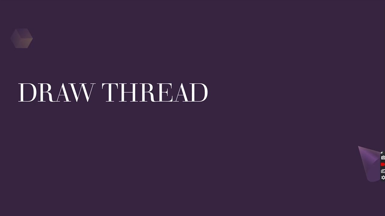 DRAWING THREADS AND POST