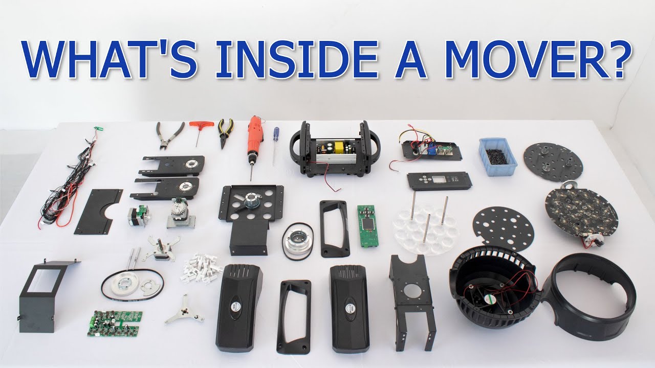 What's inside a mover? (19x15w stage lighting moving head light )