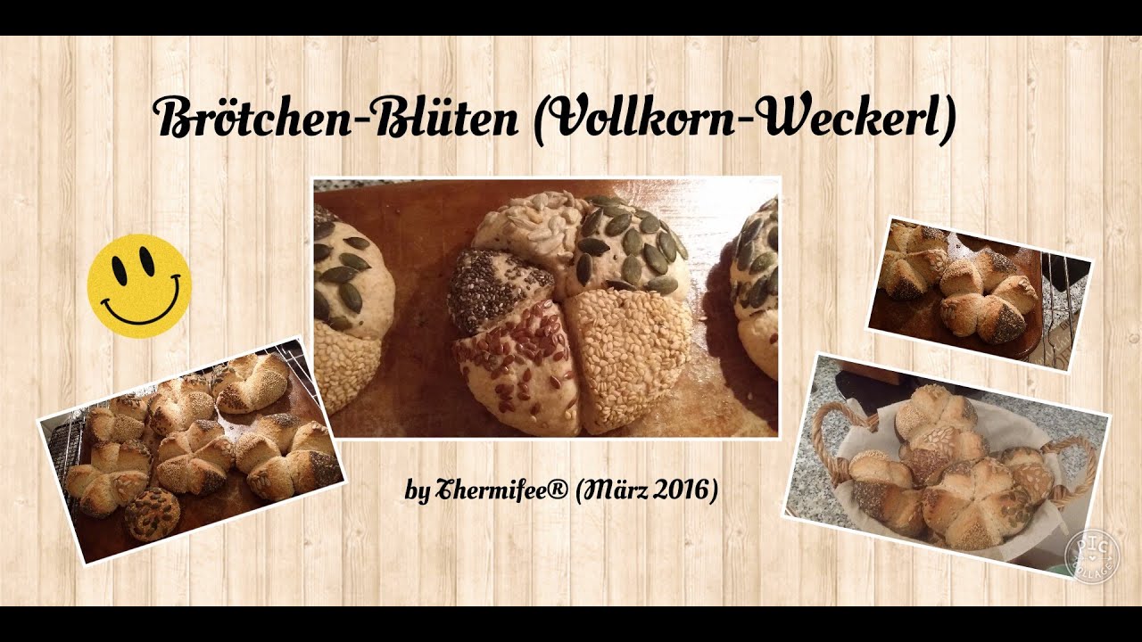 Thermomix® TM 5 - Brötchen-Blüten/Vollkorn-Weckerl