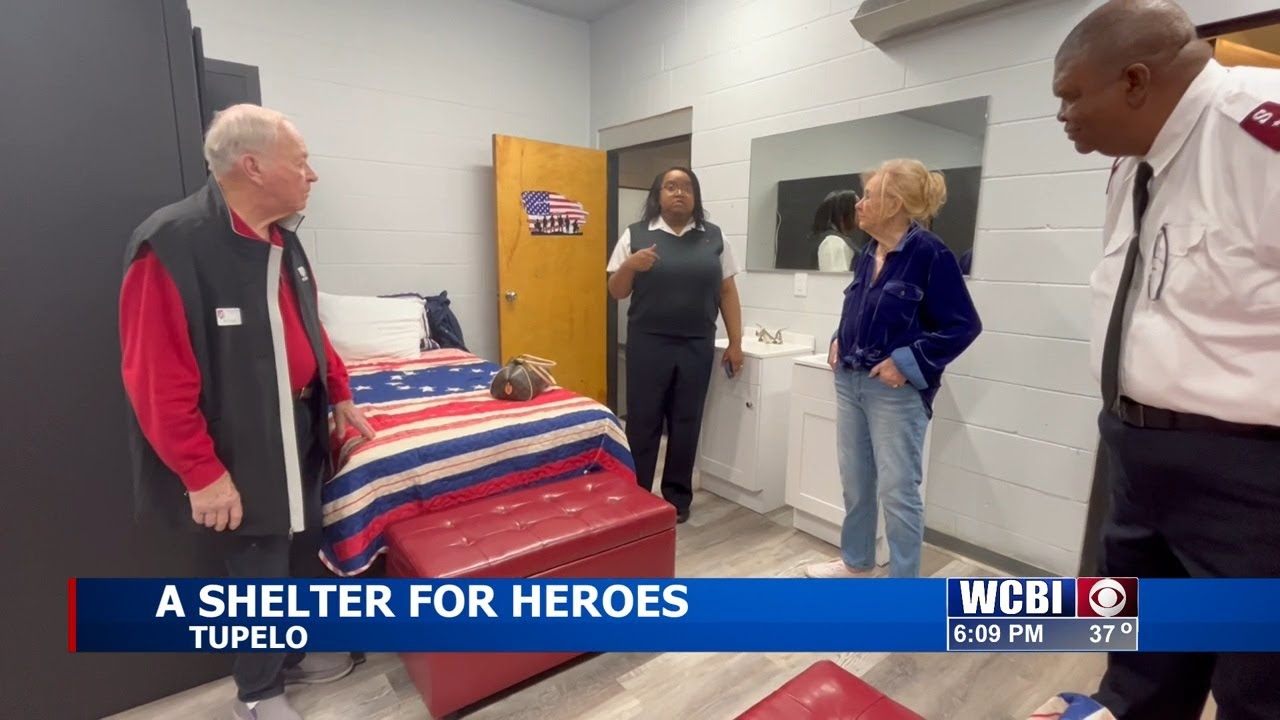 Newly renovated shelter for veterans opens at Tupelo Salvation Army