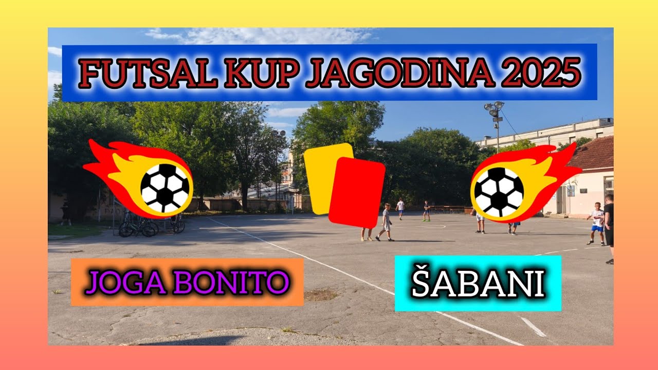 JOGA BONITO U13 - ŠABANI U13 5:1 (2:0) FUTSAL KUP JAGODINA 2025