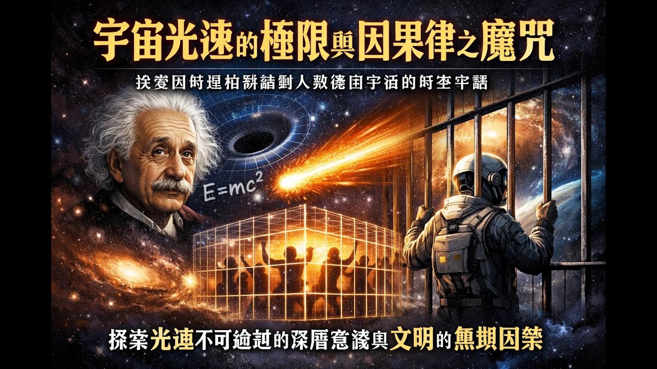 宇宙光速的極限與因果律之魔咒：從愛因斯坦相對論到人類被困宇宙的時空牢籠，探索光速不可逾越的深層意義與