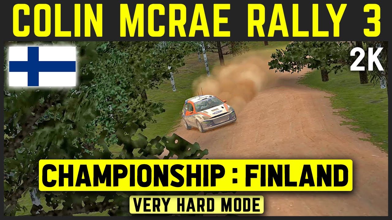 Colin McRae Rally 3 - Finland - Championship Very Hard Mode - 1440p / 60 FPS