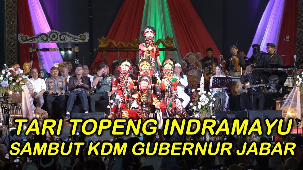 Tari Topeng Sambut KDM Gubernur Jawa Barat di Indramayu