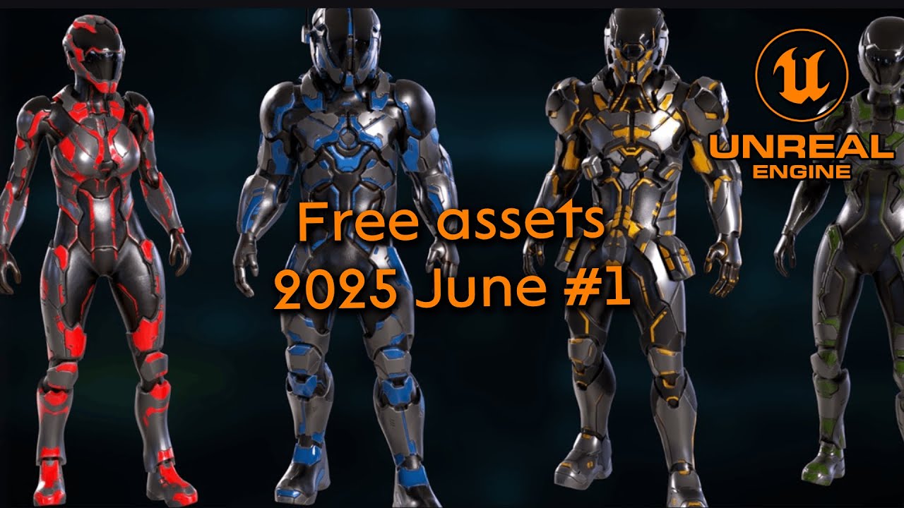 Unreal Engine free assets June 2025 Part 1